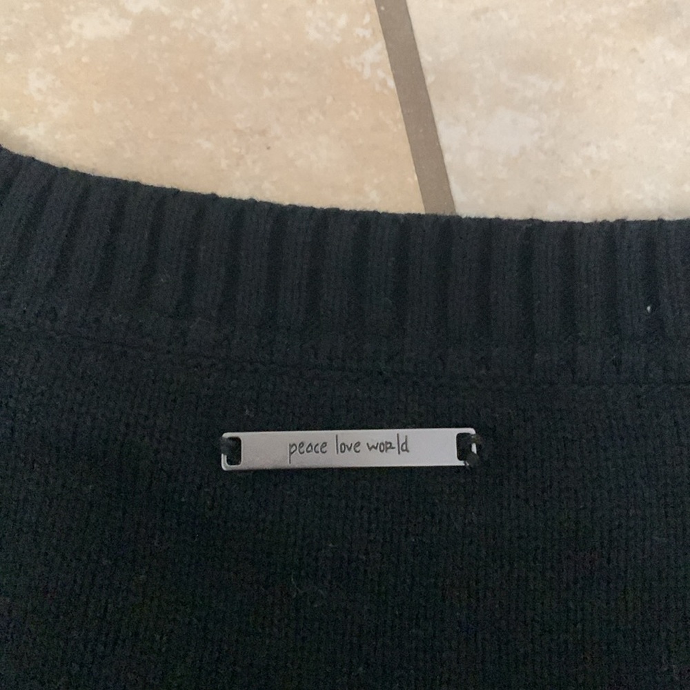 Peace love world cardigan